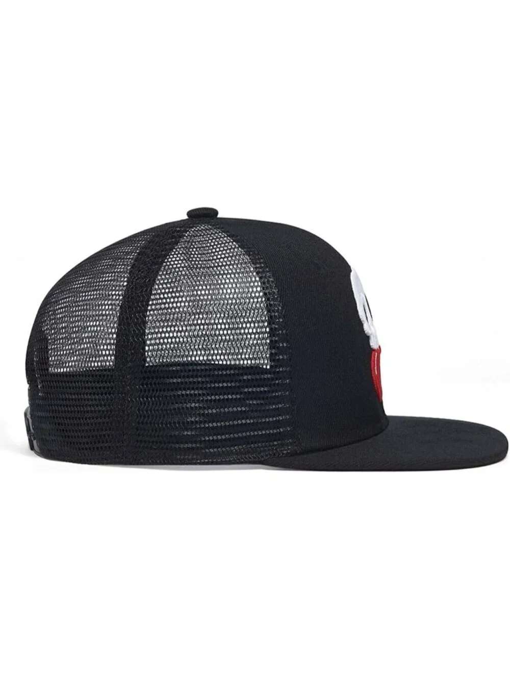 Unisex Skull Black Snapback Hat Hip Hop Style Colorful Adjustable Baseball Cap